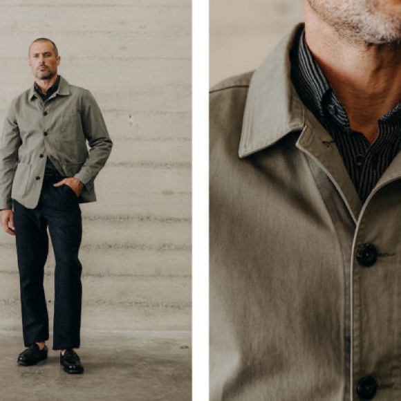 Taylor Stitch Ojai Jacket Smoked Olive Foundation Twill - Picture 2 of 12